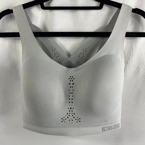 Victoria Secret Sport Angel Max Racer Back Bra 32DDD Light Grey